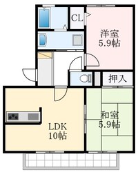 ハイマート金川の物件間取画像